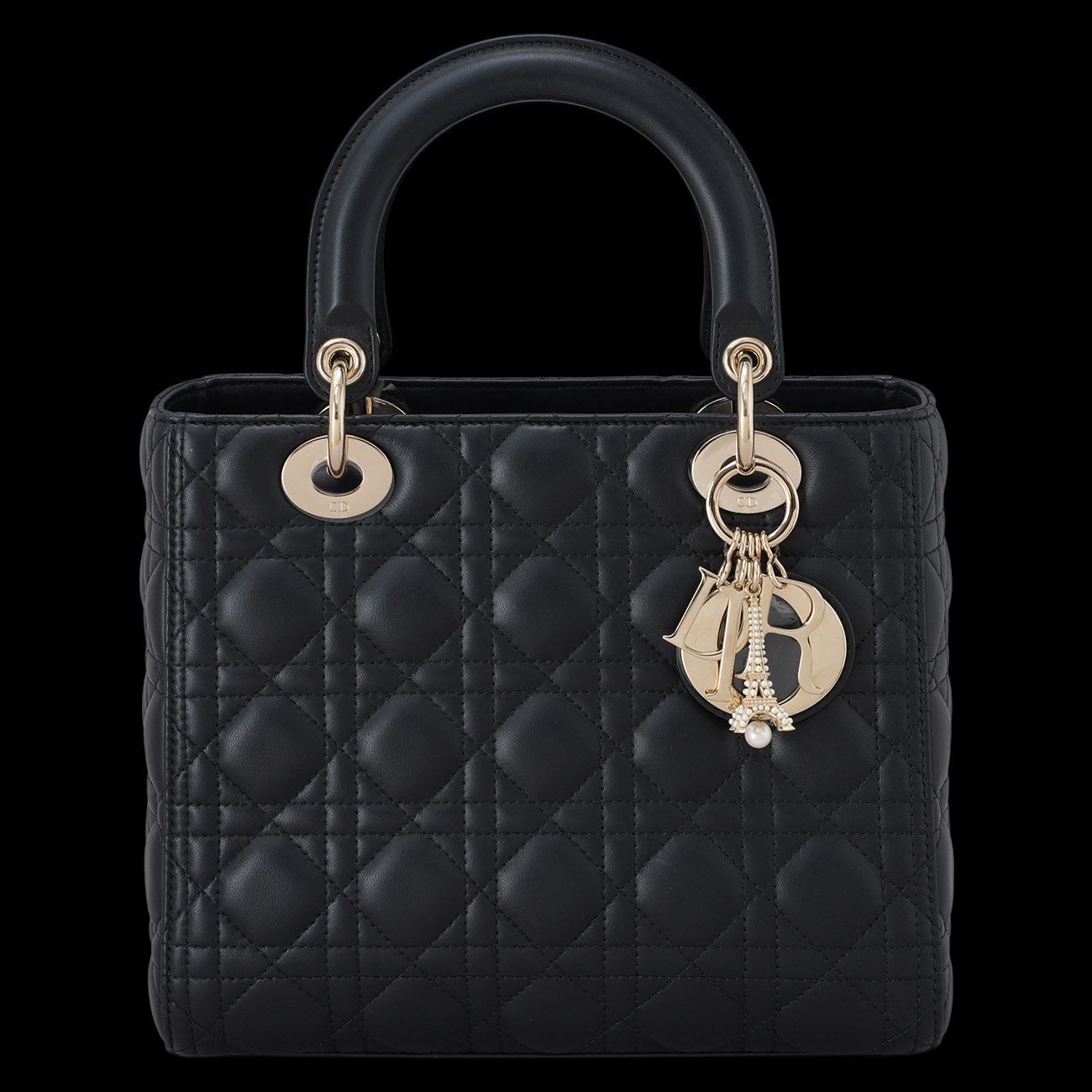 CHRISTIAN DIOR(USED)디올 레이디디올 미듐 & 에펠탑 참